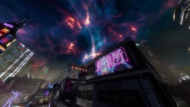 Night City - Skybox & Cybergirl Ad