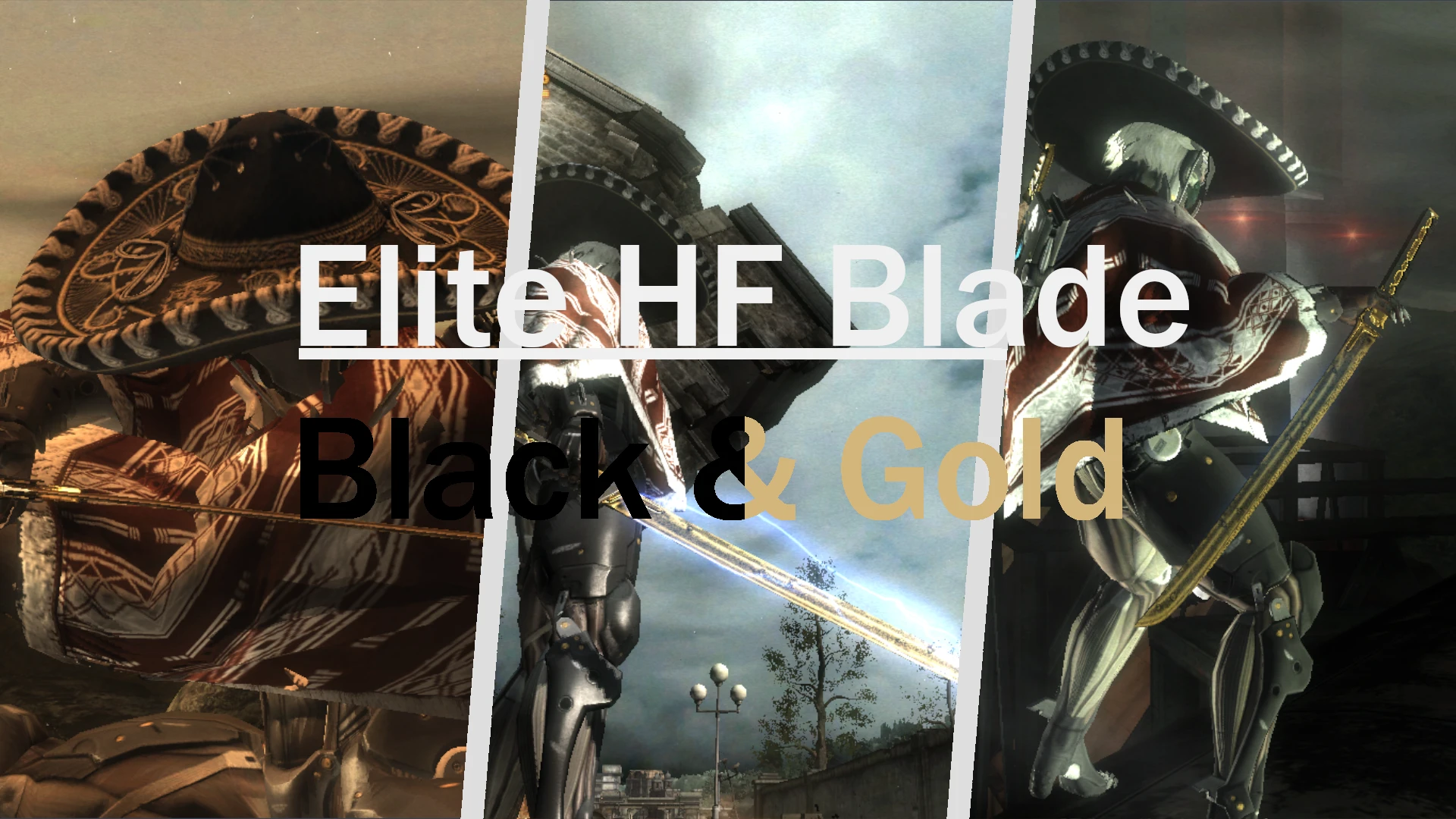Black And Gold Katana (Murasama Blade) at Metal Gear Rising