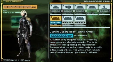 MGS4 body over white body (with custom body visor)