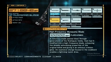 HF Murasama AKA Jetstream Sam sword from Metal Gear Rising Revengeance at  Fallout 4 Nexus - Mods and community