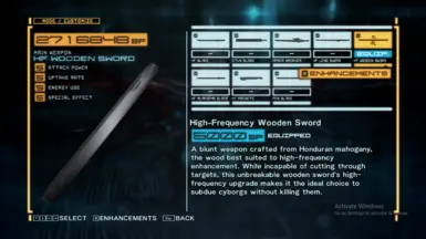 HF Murasama AKA Jetstream Sam sword from Metal Gear Rising Revengeance at  Fallout 4 Nexus - Mods and community