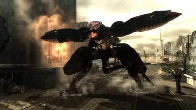 Metal Gear Rising's previous build had bosses that were