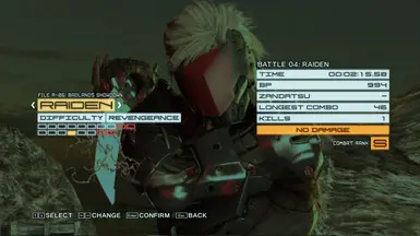 Boss Raiden at Metal Gear Rising: Revengeance Nexus - Mods and