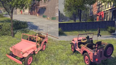 Mafia2 MOD CAR British Desert Pink Jeep