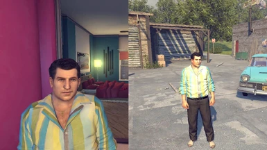 Mafia 2 MOD Joe's colorful shirt without glasses in Story Mission