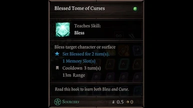 Craftable Bless and Curse