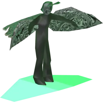 Mothman Statue Render