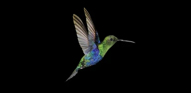 Hummingbird Animated Sculpture