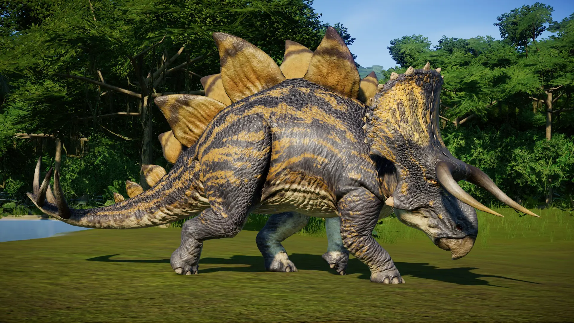 Jurassic World Stegoceratops Revamp at Jurassic World Evolution Nexus ...