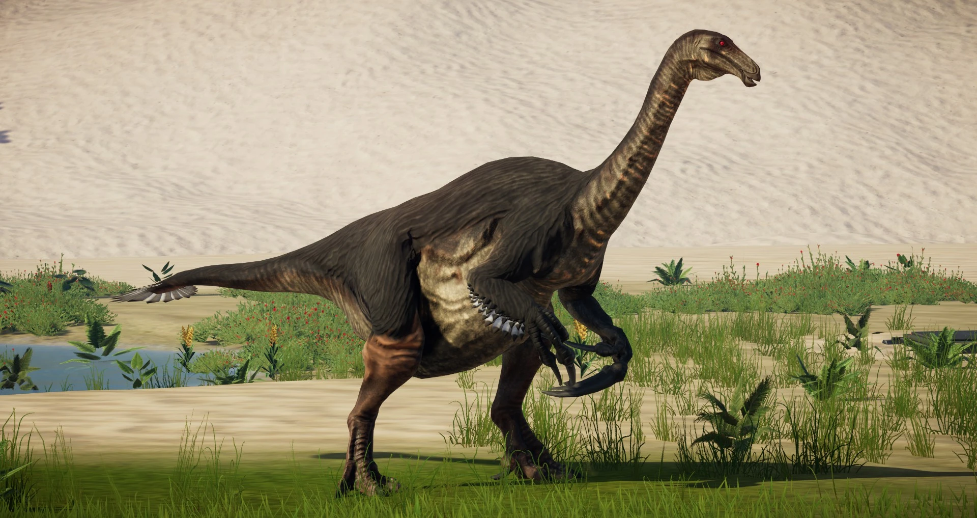 Теризинозавр арт