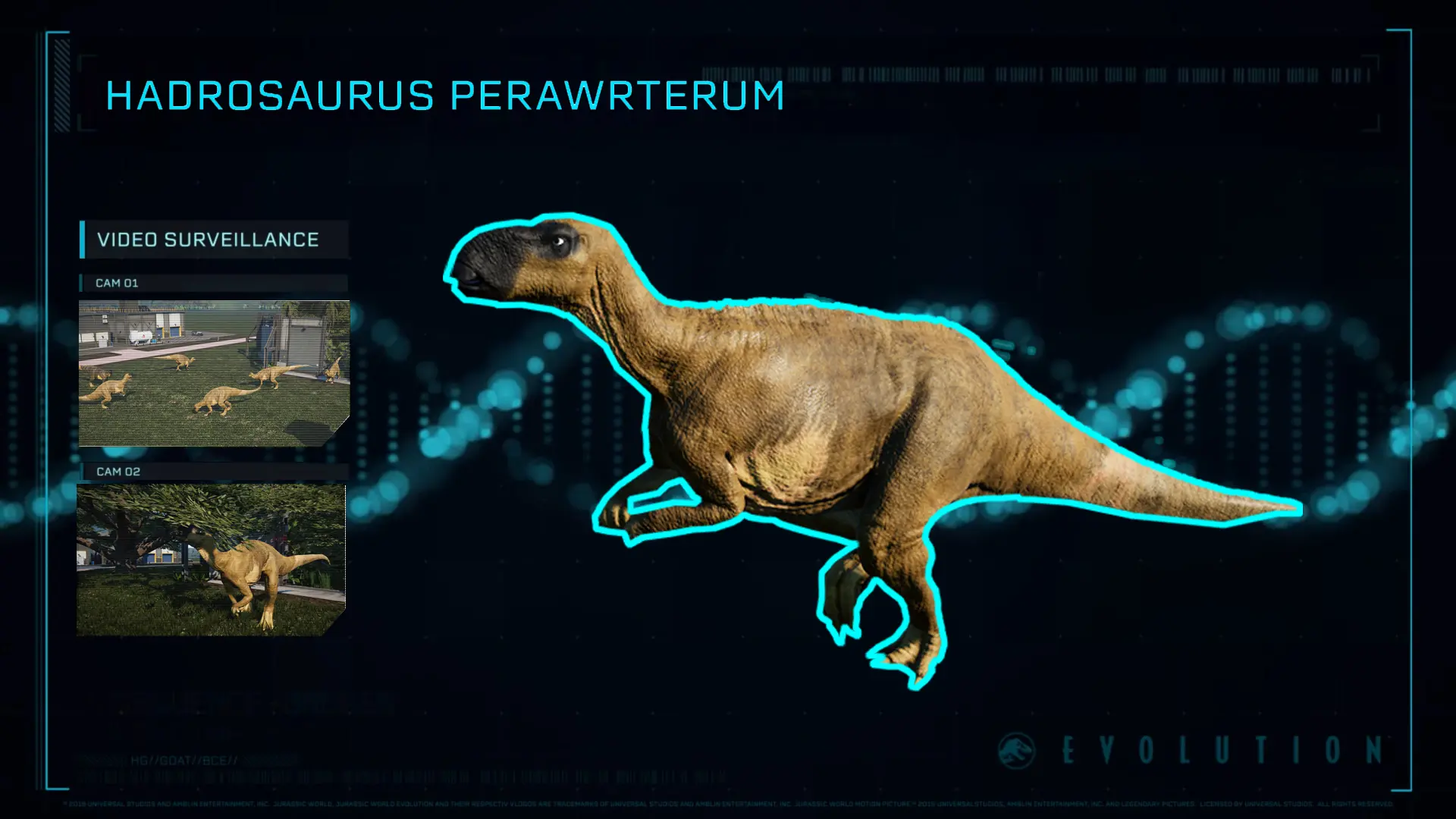 hadrosaurus jurassic world evolution