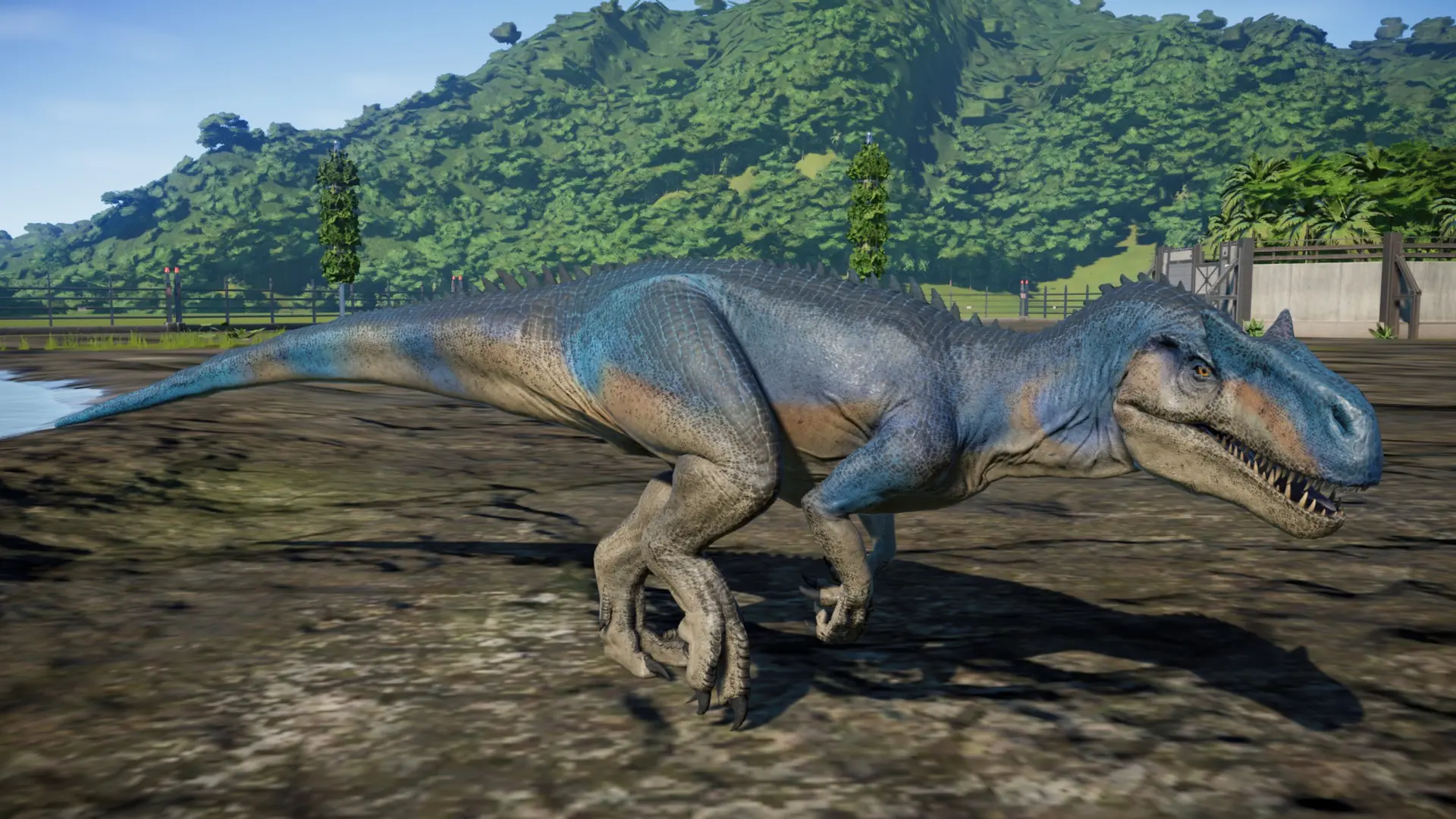 allosaurus jurassic world evolution