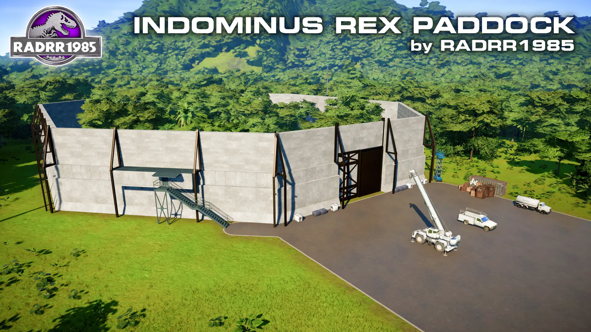 Indominus Rex Paddock Scenery Items At Jurassic World Evolution Nexus ...