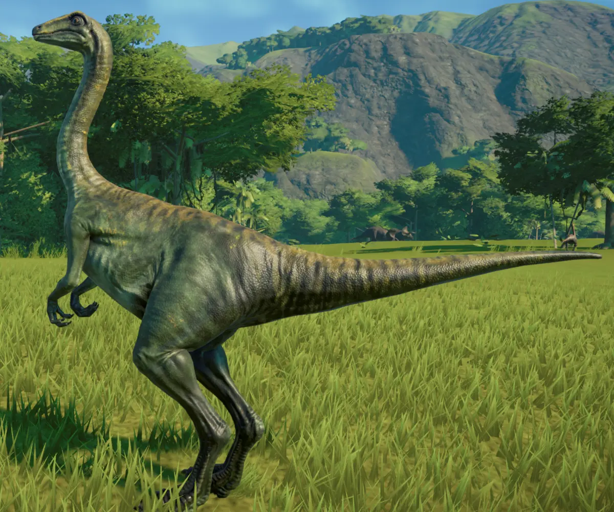 archaeornithomimus jurassic world evolution