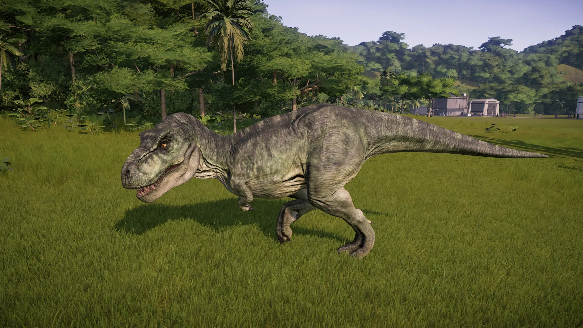 white t rex from jurassic park