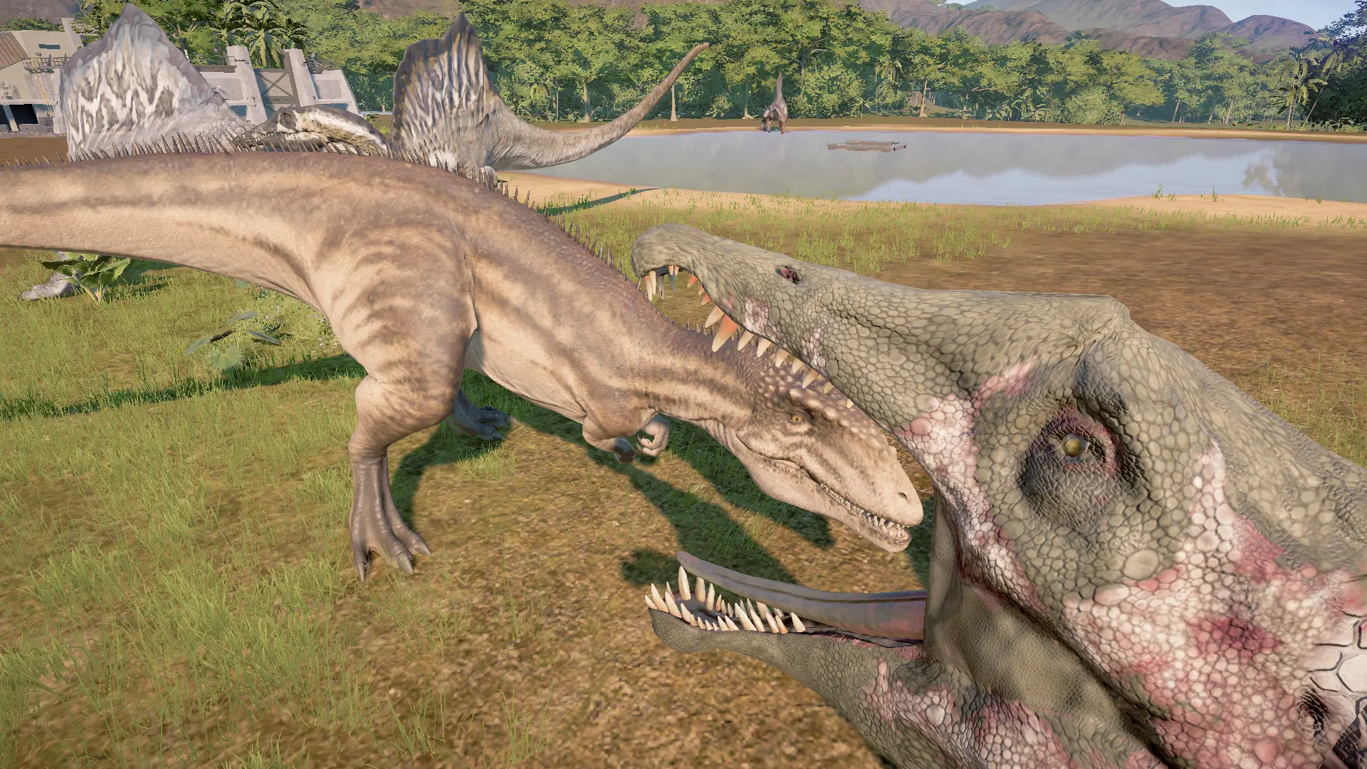 spinosaurus jurassic world evolution