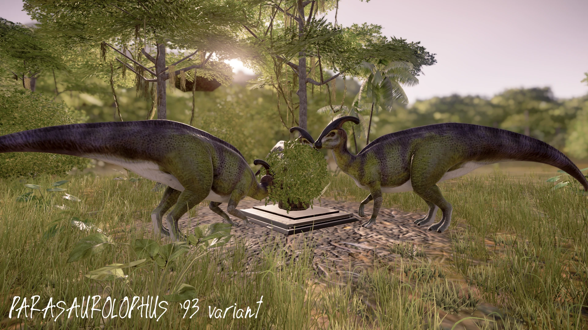 parasaurolophus jurassic world evolution