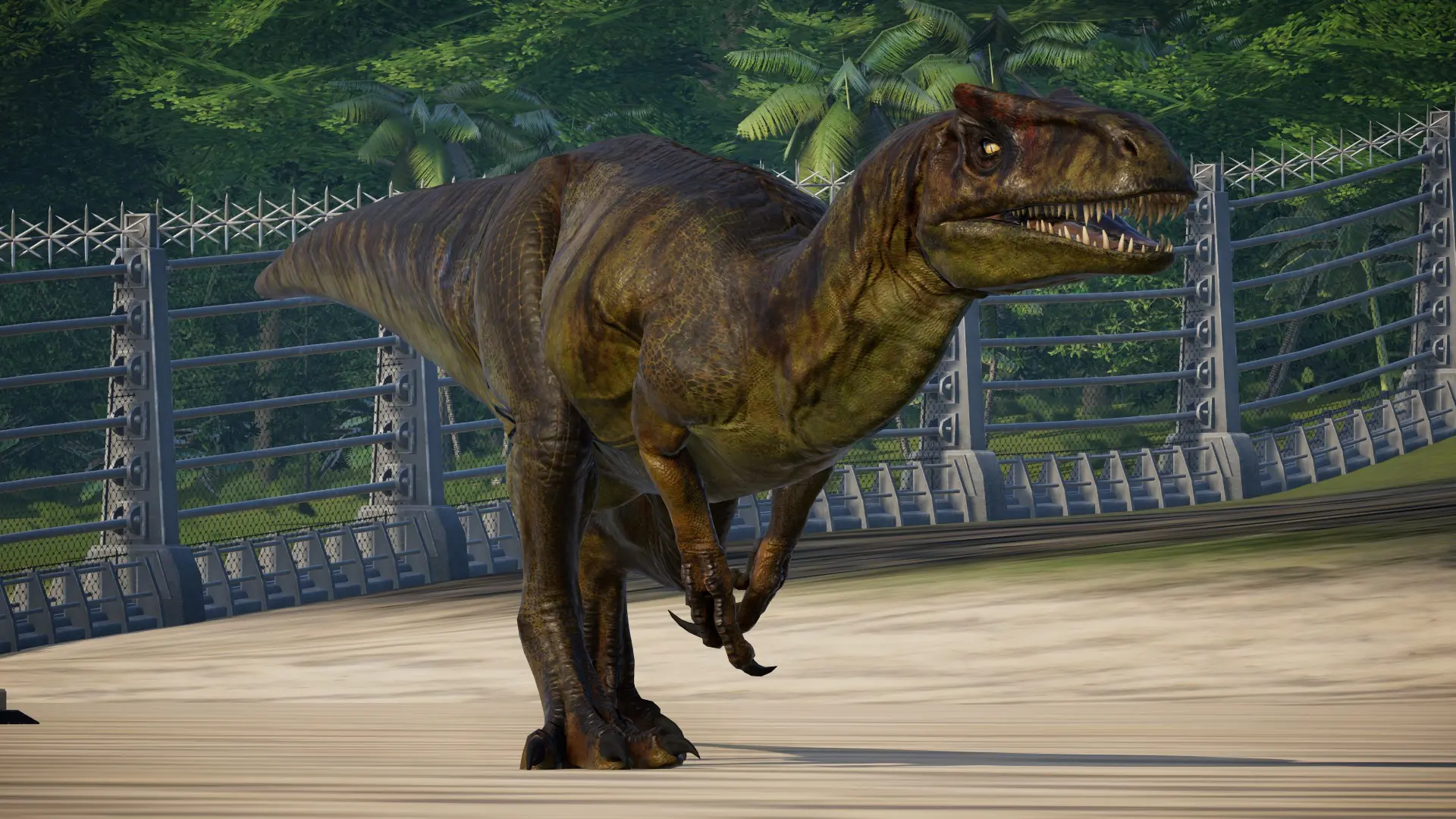 allosaurus jurassic world evolution