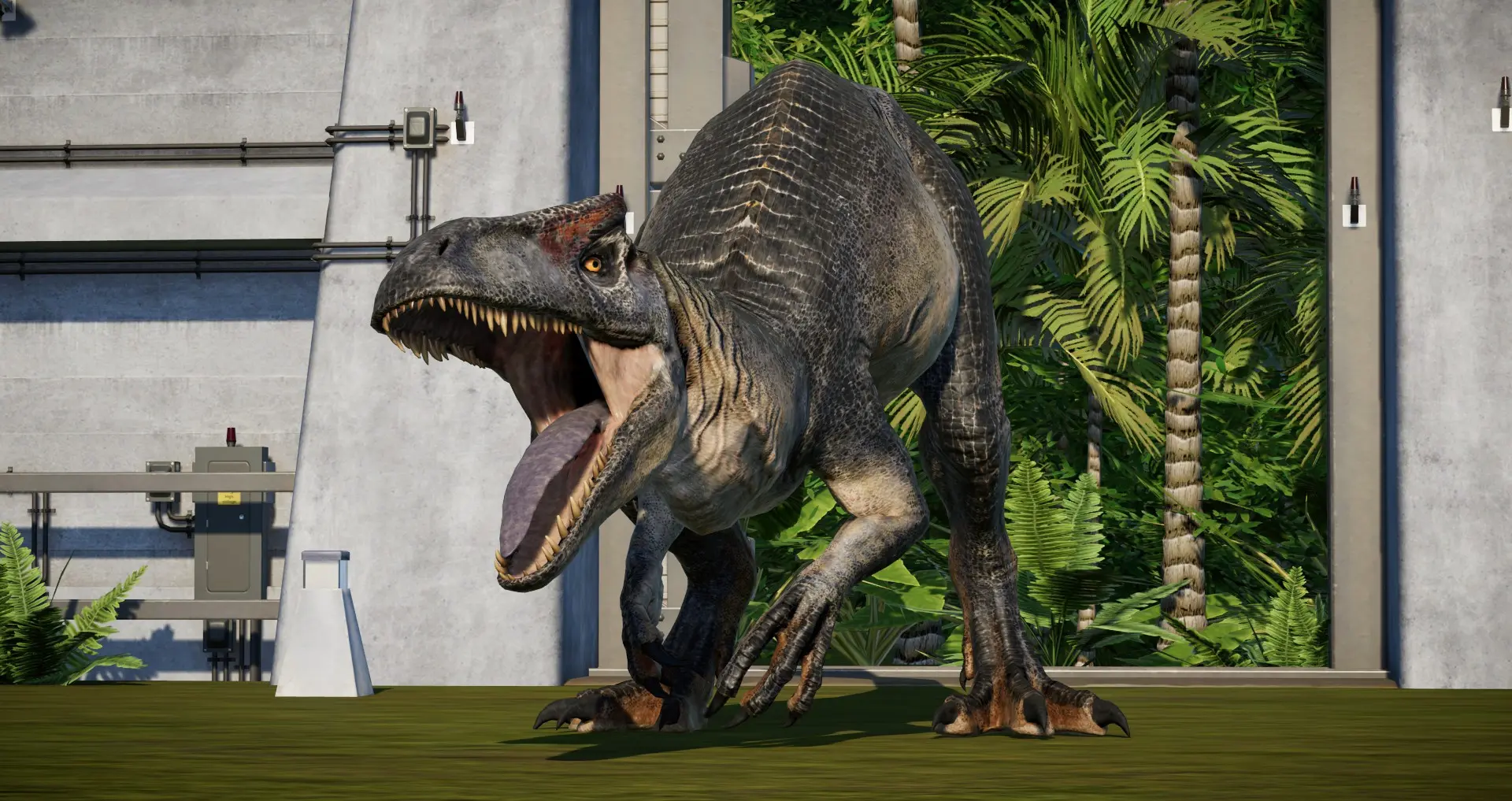 allosaurus jurassic world evolution