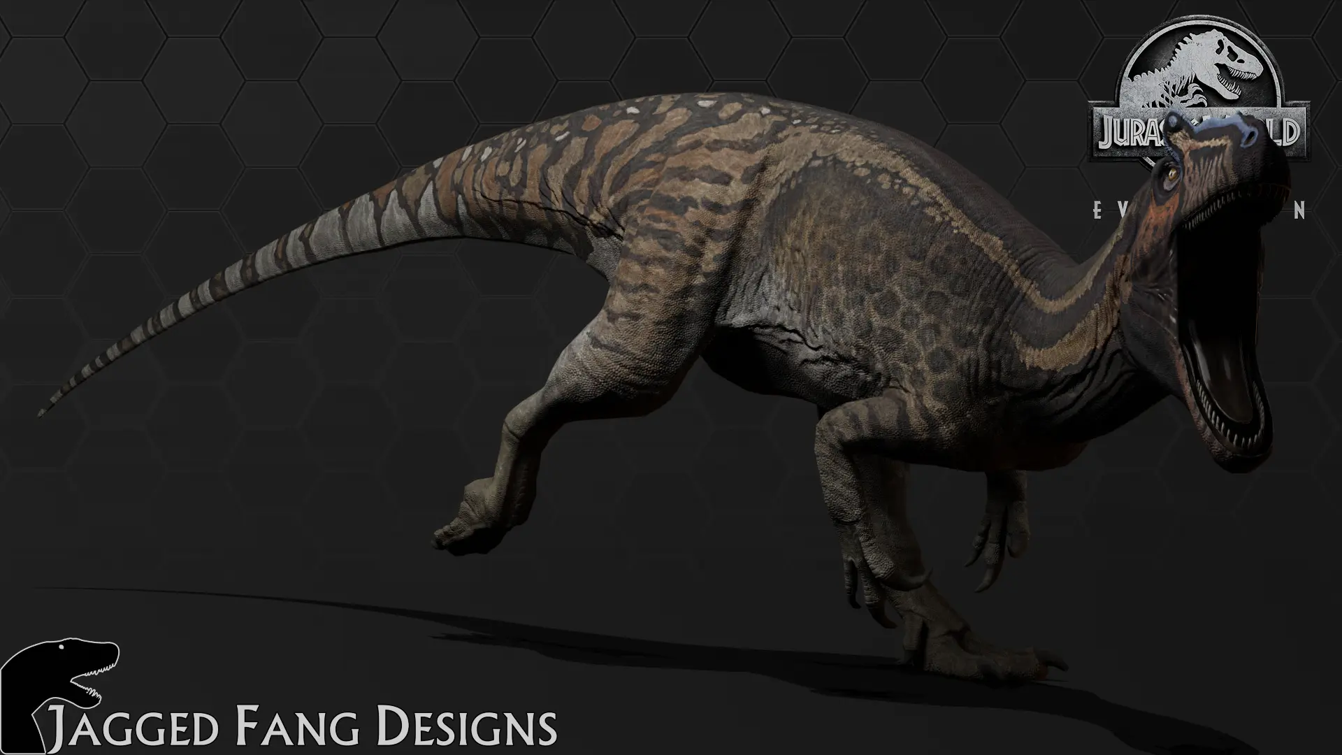 allosaurus jurassic world evolution