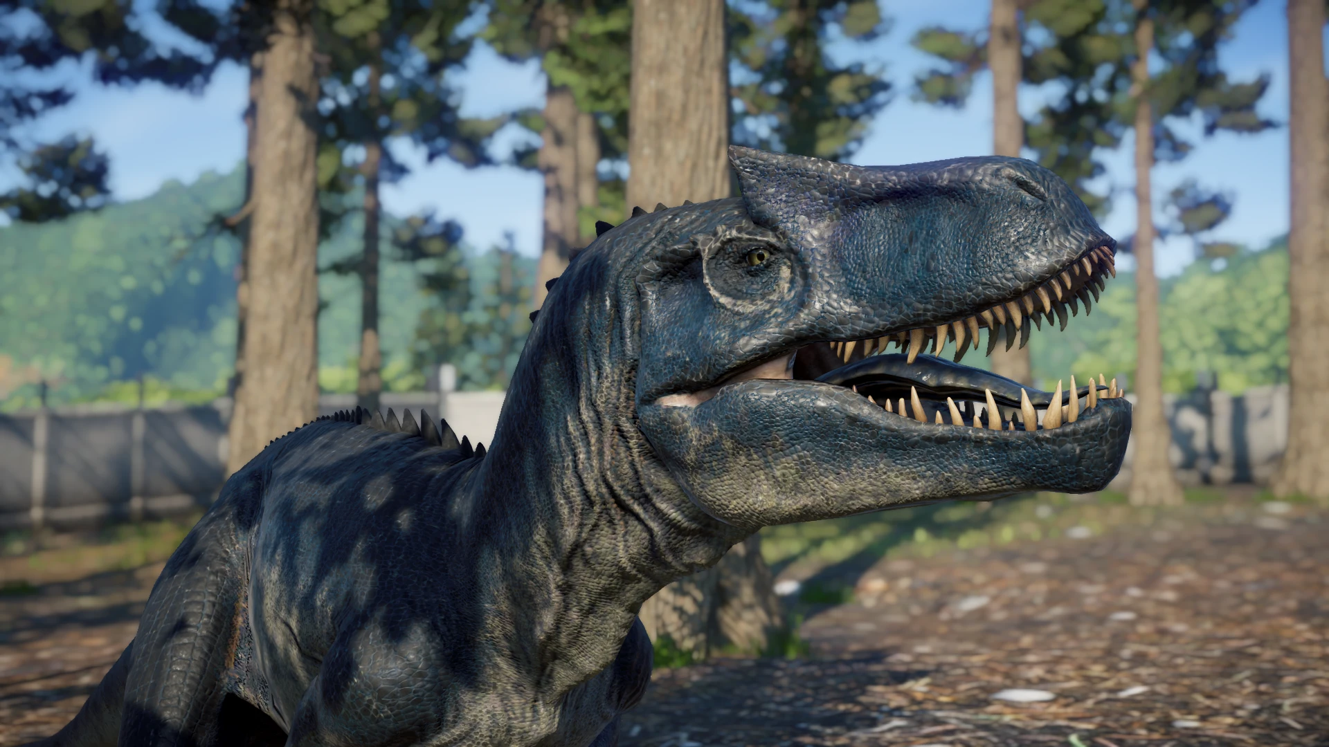 Allosaurus Battle At Big Rock At Jurassic World Evolution Nexus Mods And Community 