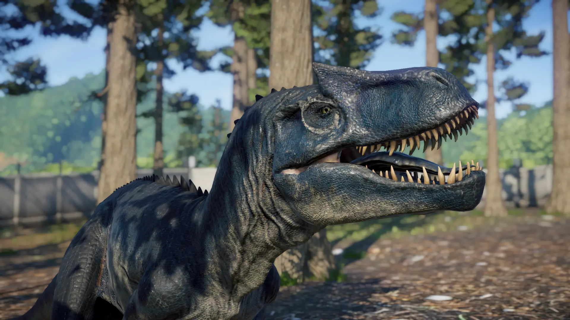 Allosaurus Battle At Big Rock At Jurassic World Evolution Nexus Mods And Community 