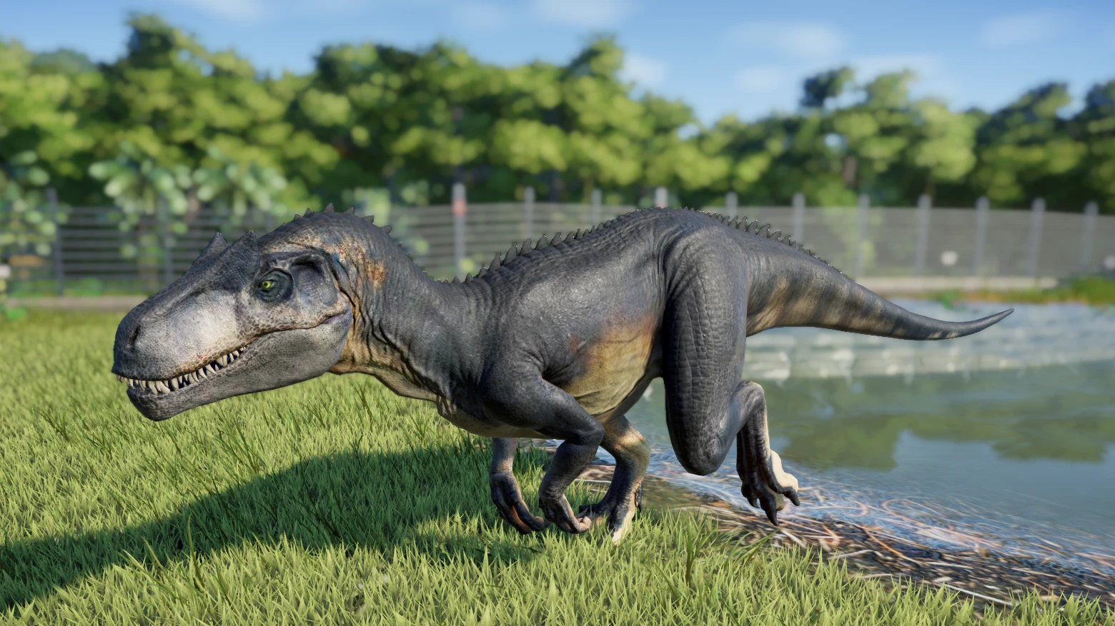 Allosaurus Battle At Big Rock At Jurassic World Evolution Nexus Mods And Community 