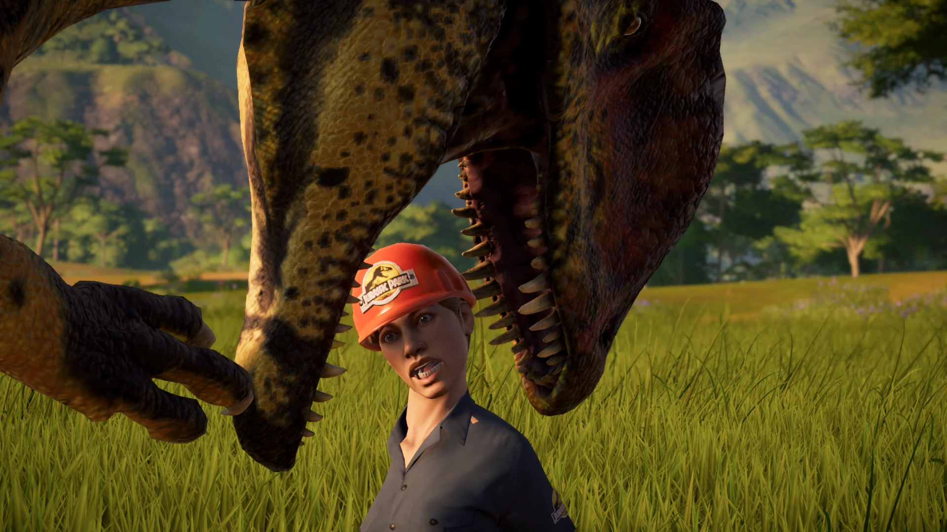 Jurassic Park The Game Dilophosaurus Profile Youtube