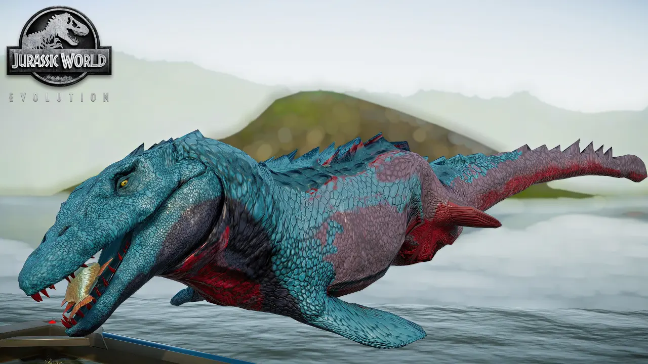 mosasaurus jurassic world evolution game