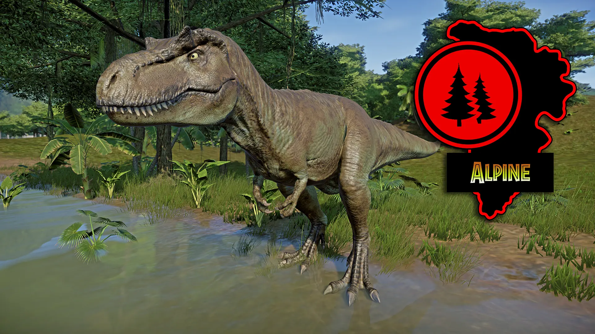 Jurassic Park Style Albertosaurus At Jurassic World Evolution Nexus ...