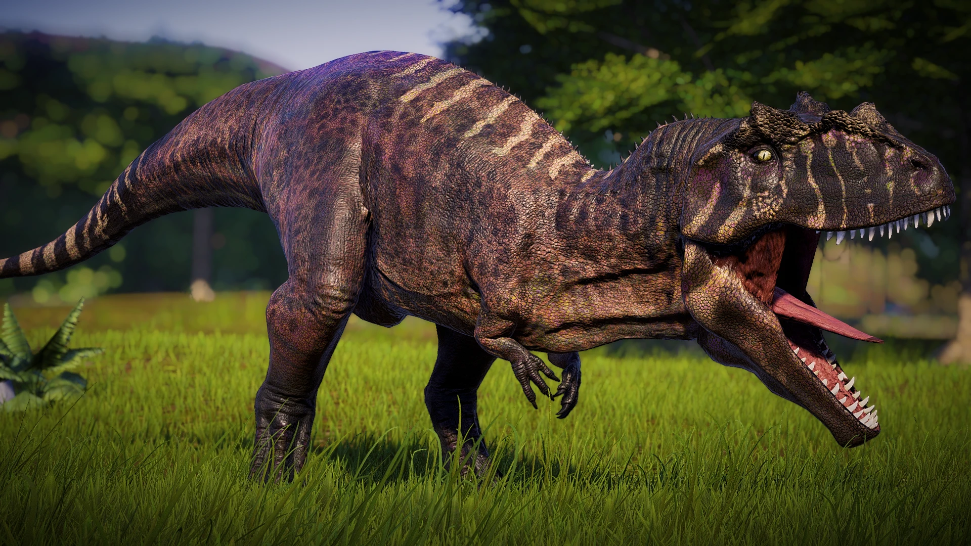 Jurassic World Evolution гигантозавр