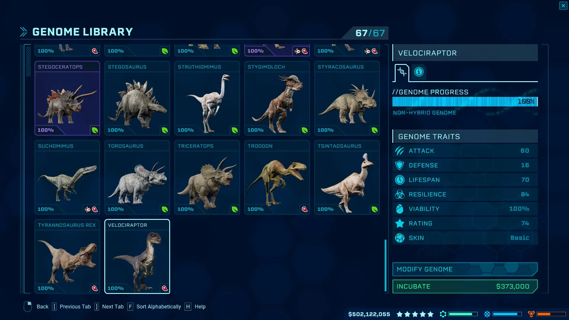 Subject V-2 - Jurassic World Masrani Backdoor Velociraptor Skin at ...