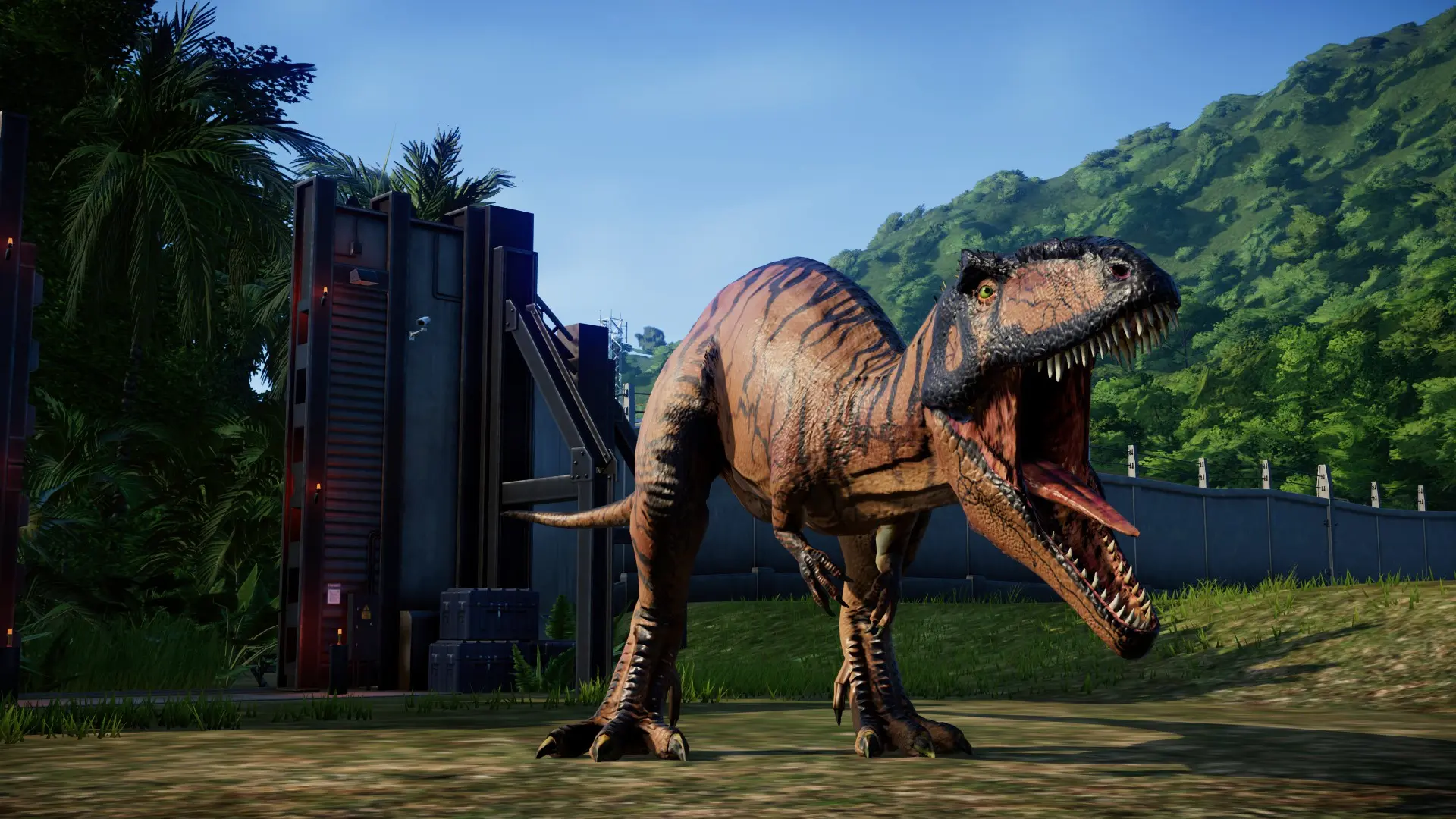 Giganotosaurus edit with concept Malusaurus Irex skin at Jurassic World ...