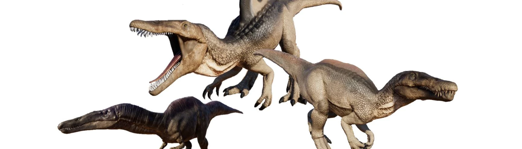Spinosaurids Dinosaur Pack (3 New Species) at Jurassic World Evolution ...