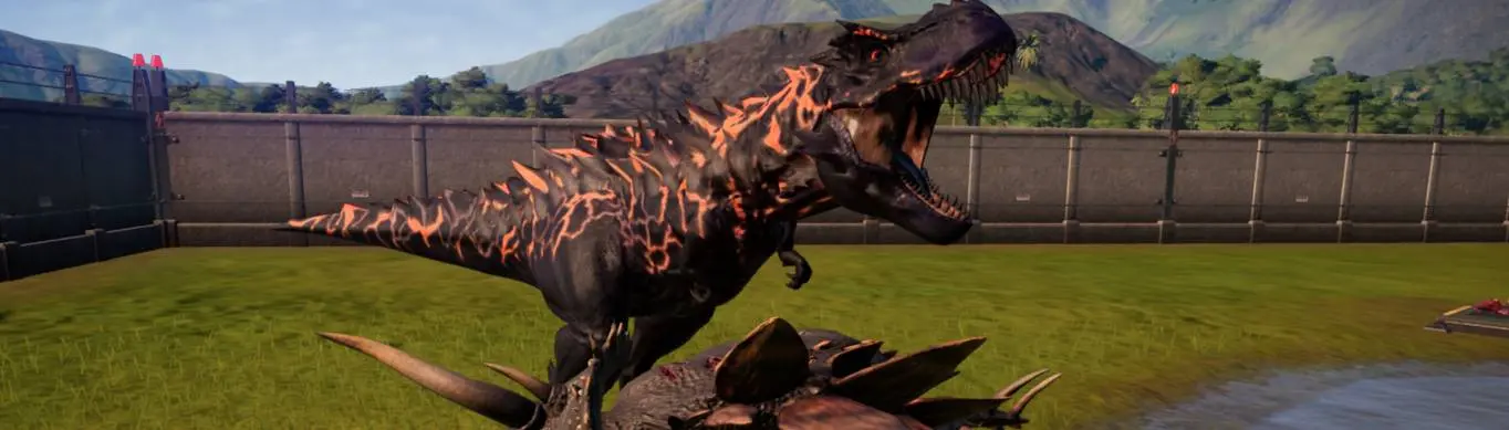 Omega 09 Base Game T. rex replacement at Jurassic World