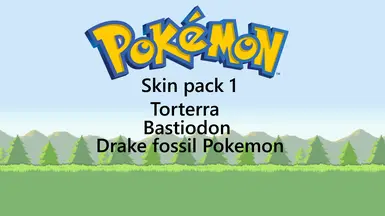 Pokemon Dinosaur Skin Pack 1
