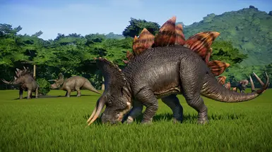 Jurassic World Stegoceratops Revamp at Jurassic World Evolution Nexus ...