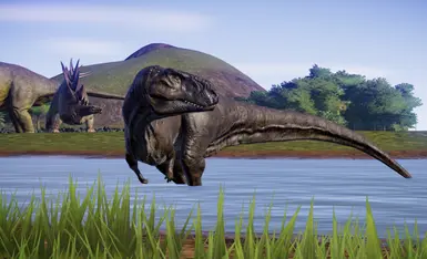 Rugops m. and Alamosaurus (replacements) at Jurassic World Evolution ...