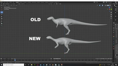 Galleonosaurus Model Changes