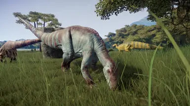 Tenontosaurus, left to right: Jungle, Taiga