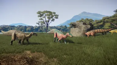 Tenontosaurus, left to right: Basic, Vivid, Tundra