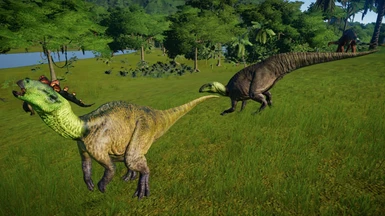 Hadrosaurus couple 'L palustre skin' 'R null skin' modpack4