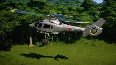 Silver-Grey ACU Helicopter