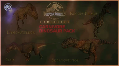 Large Carnivore Dinosaur Pack NEW SPECIES