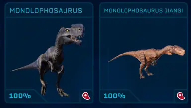 monolophosaurus jurassic world the game