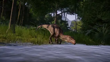 Herrerasaurus Drinking