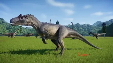 Battle At Big Rock Allosaurus at Jurassic World Evolution Nexus - Mods ...