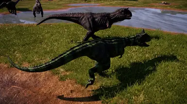 Next to MrTroodon's Demon Carno as a comparison since I don't have a default carno in my game