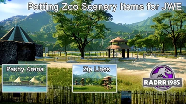 Petting Zoo Scenery Items by RADRR1985