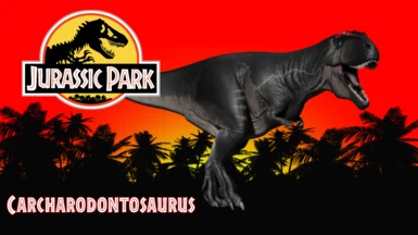 Jurassic Park Styled Carcharodontosaurus